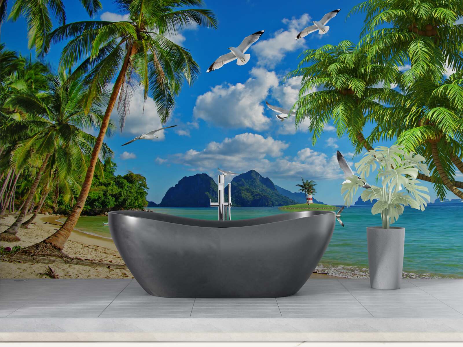 Fototapeta raj w tropikach