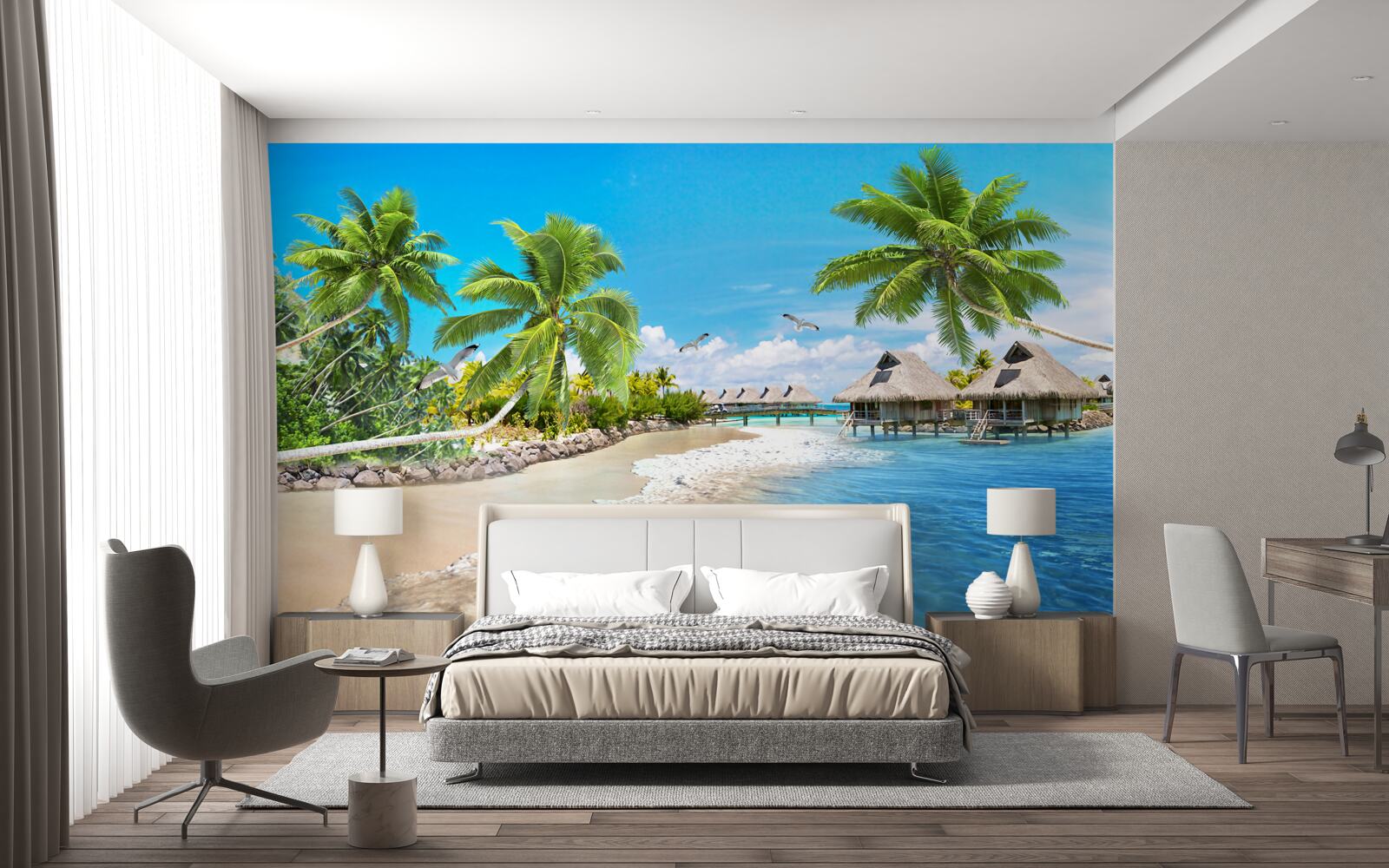 Fototapeta altany morskie położone na wodzie