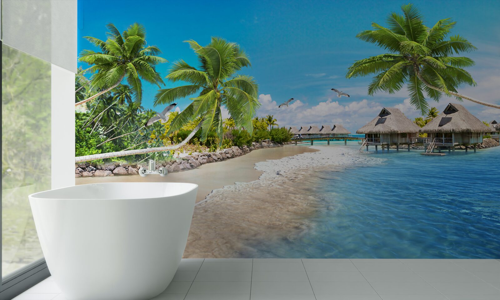 Fototapeta altany morskie położone na wodzie