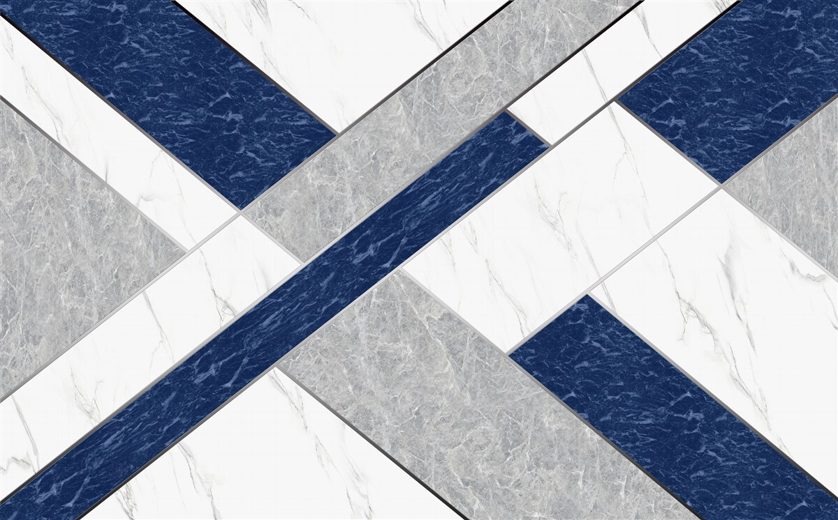 Fototapeta na celowniku niebiesko-szarych pasków