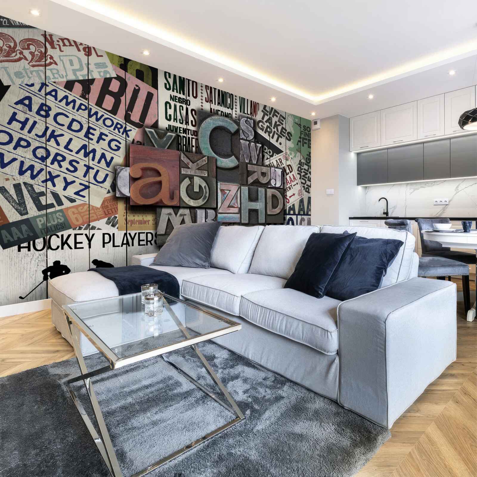 Fototapeta inskrypcje o różnej formie