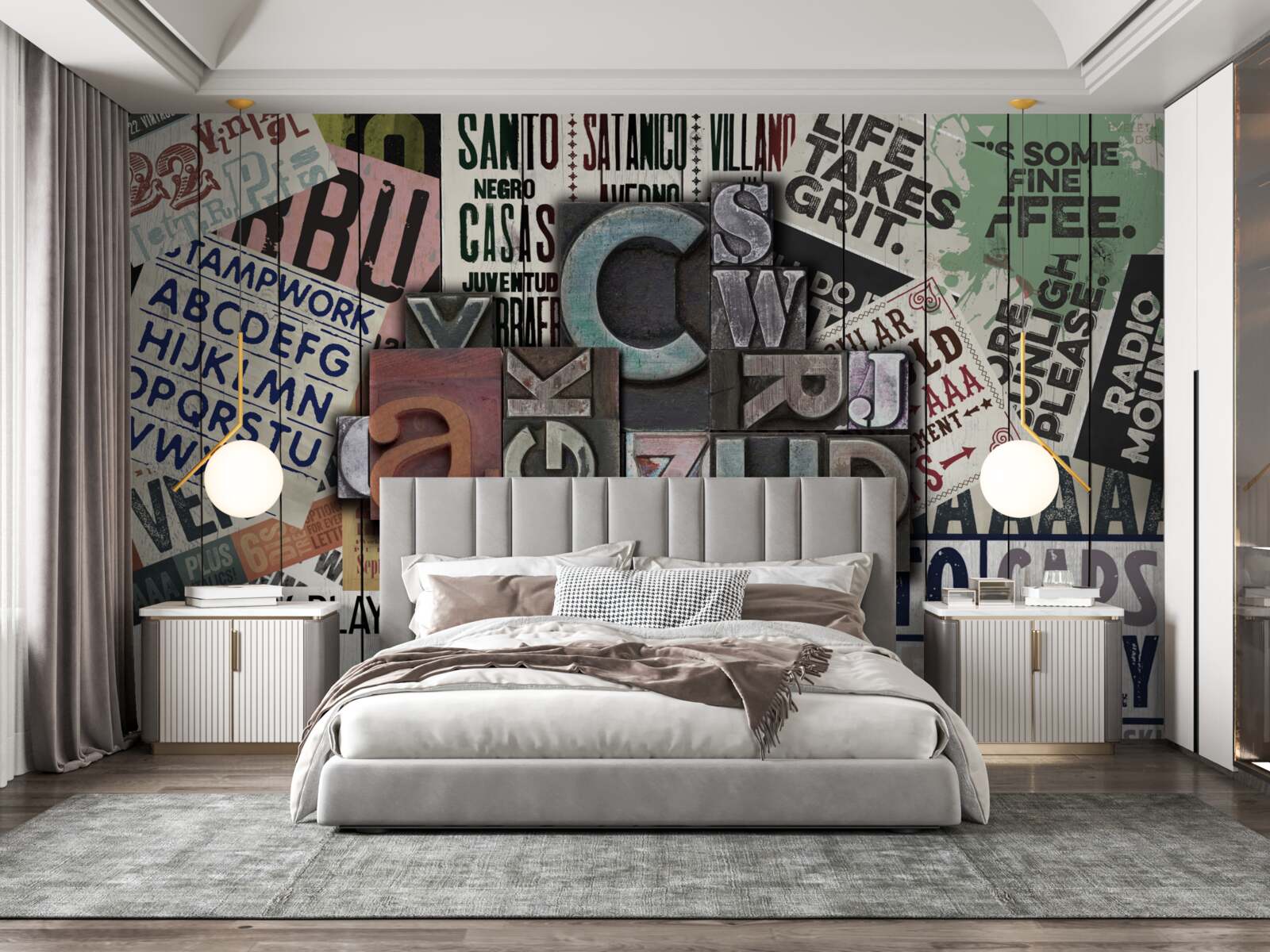 Fototapeta inskrypcje o różnej formie