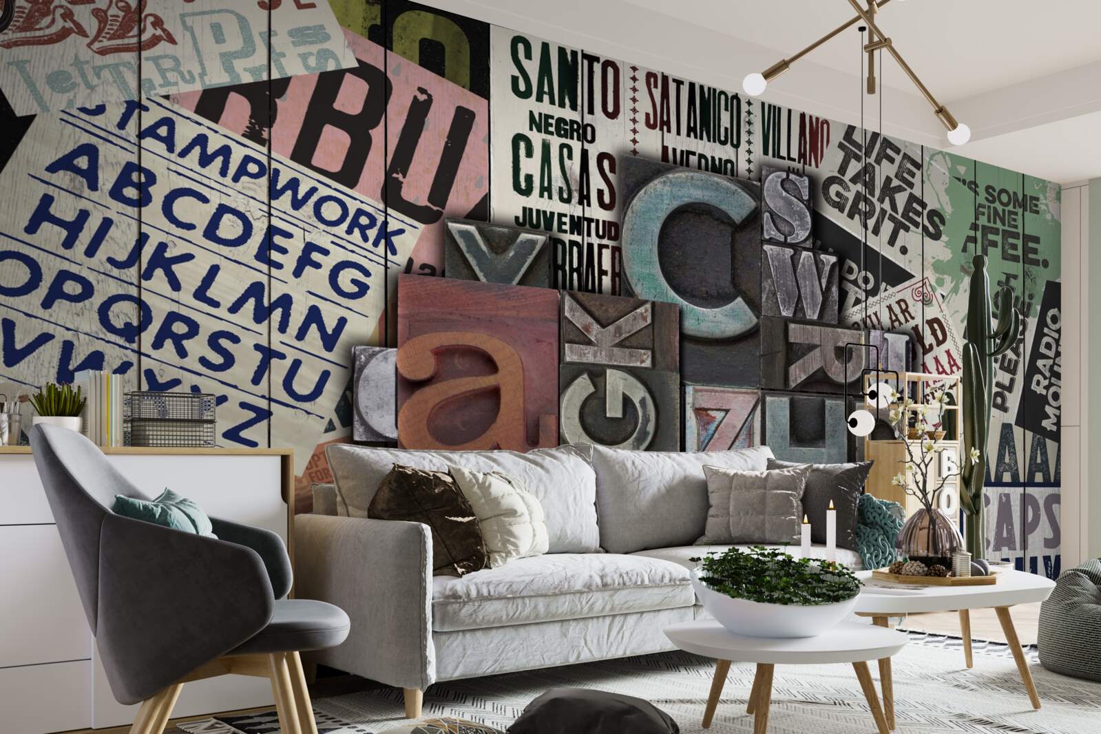 Fototapeta inskrypcje o różnej formie