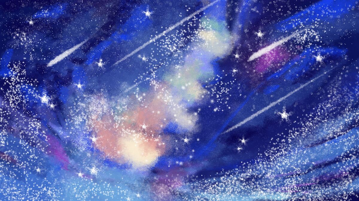 Fototapeta błękitne nocne niebo