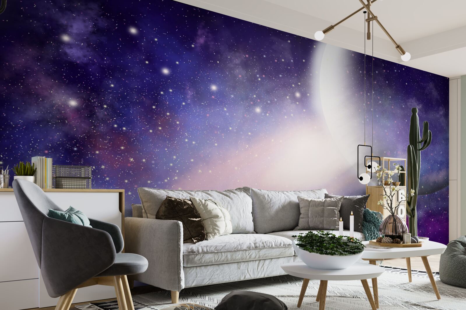 Fototapeta niebo przepięknie lśniące pięknem