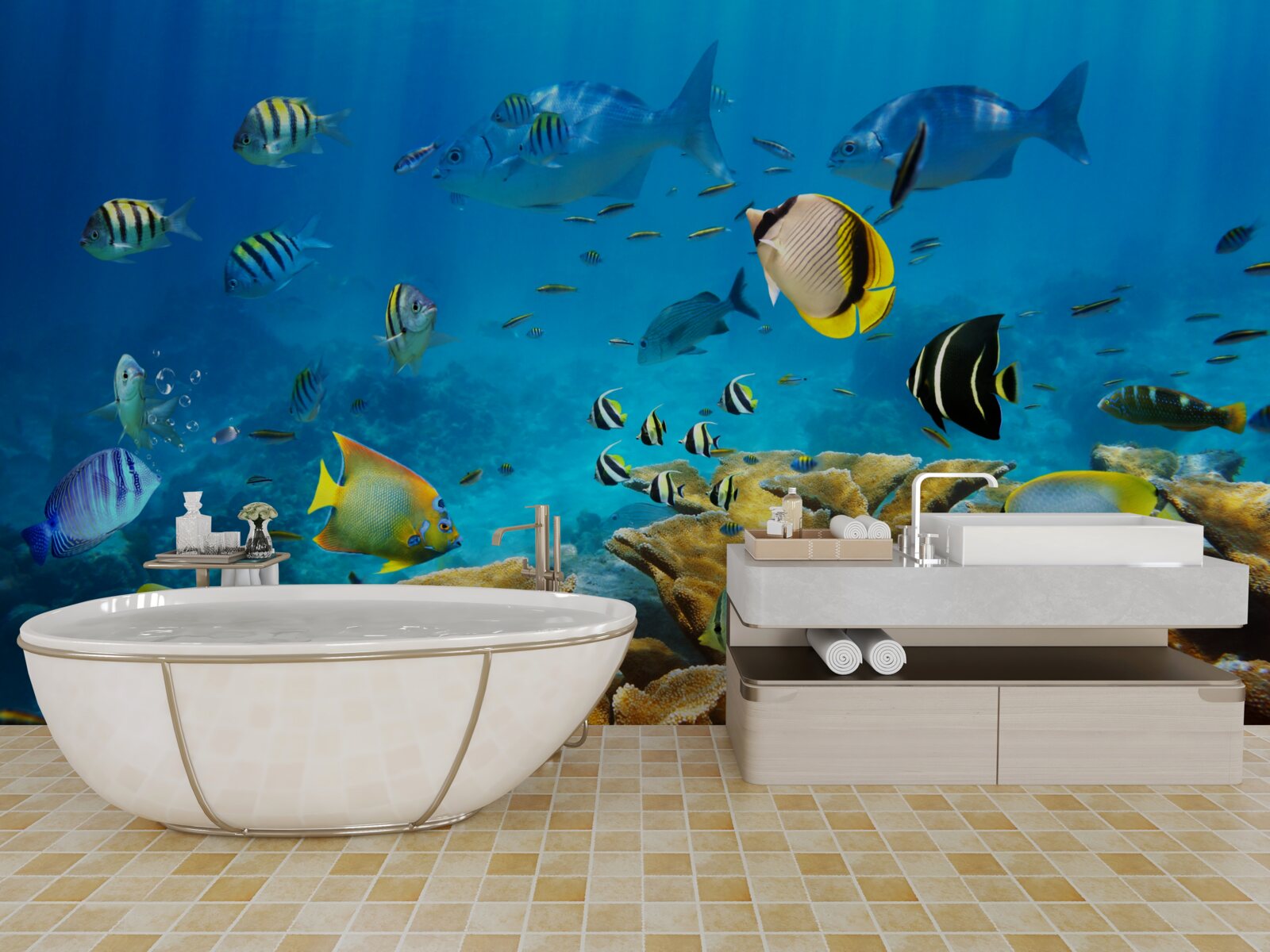 Fototapeta urocze stworzenia morskie