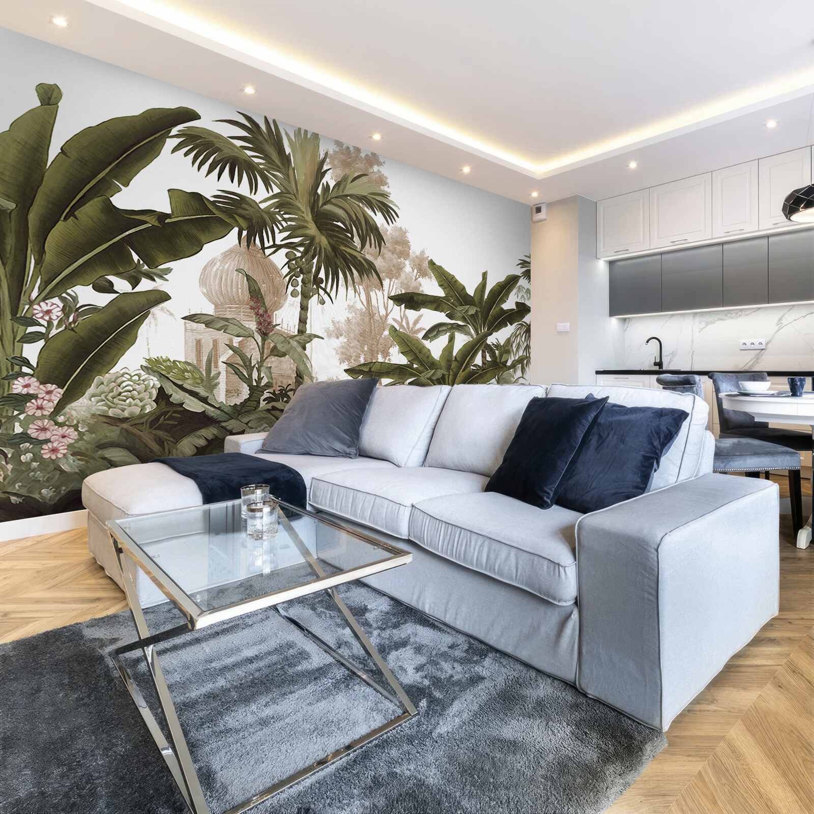 Fototapeta sanktuarium wśród zielonych zarośli