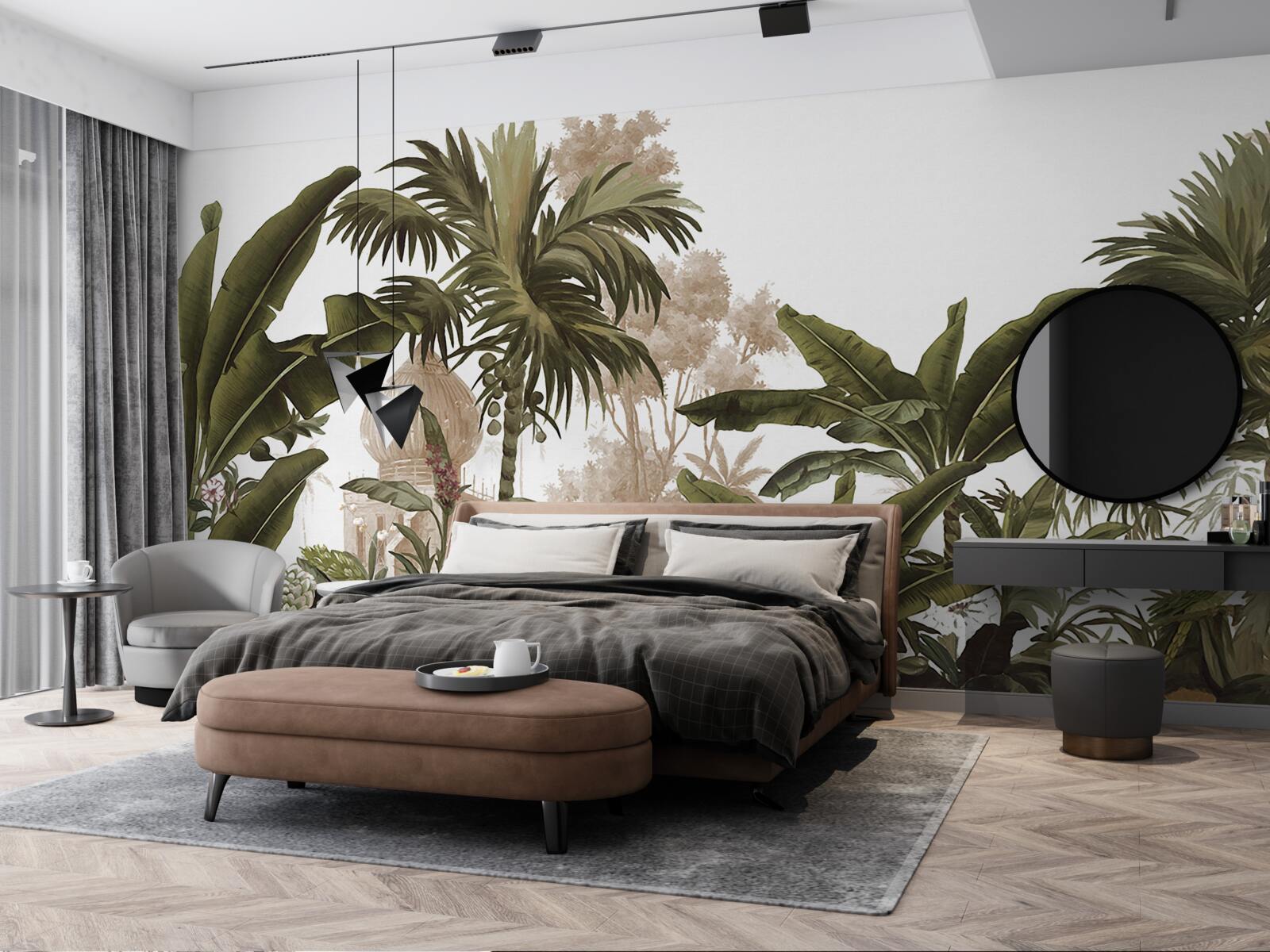 Fototapeta sanktuarium wśród zielonych zarośli