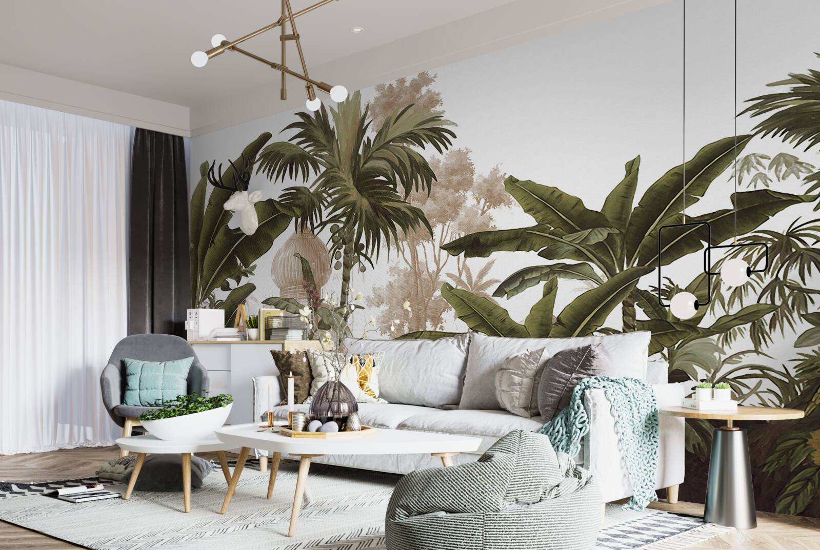 Fototapeta sanktuarium wśród zielonych zarośli