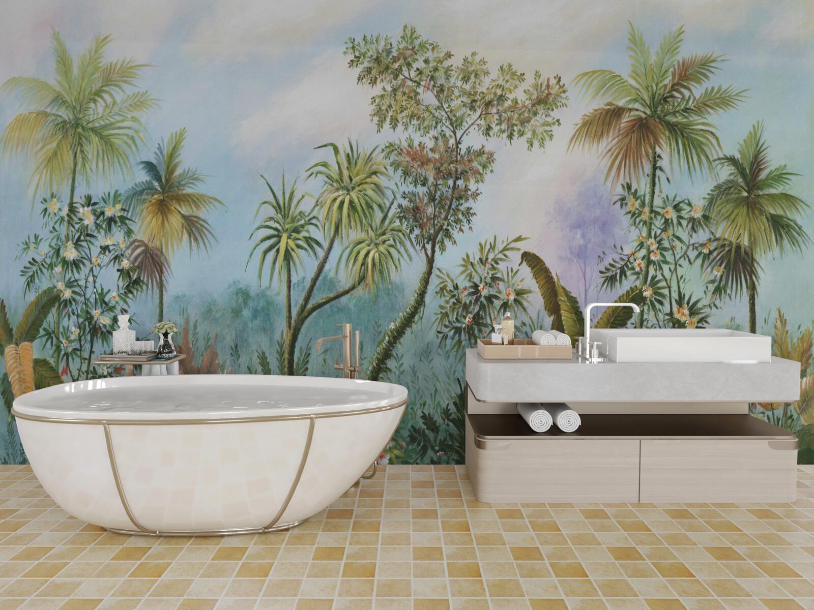 Fototapeta dobowa różnorodność biologiczna roślinności obszarów leśnych