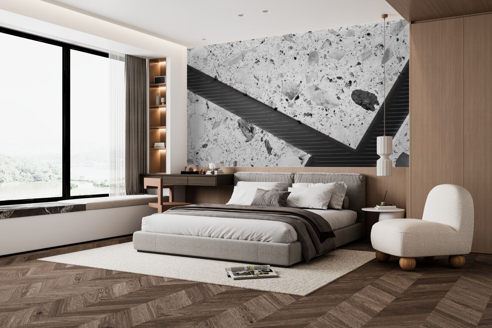 Fototapeta marmurowa tekstura z czarnymi plamami