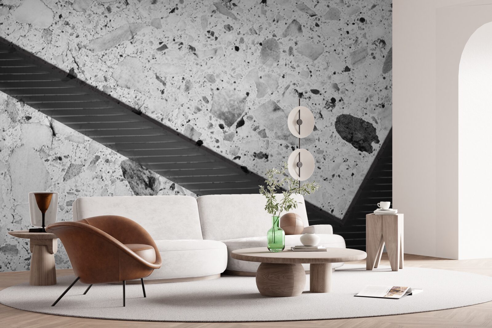 Fototapeta marmurowa tekstura z czarnymi plamami