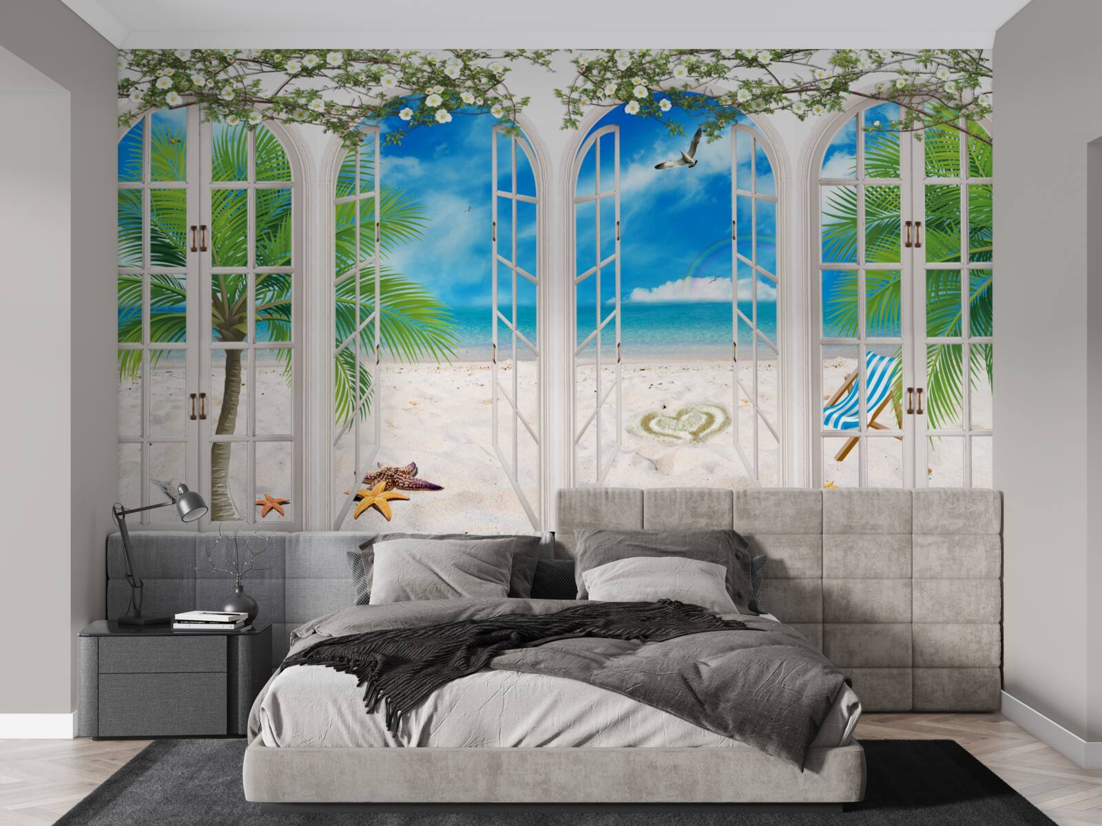 Fototapeta balkon na plaży