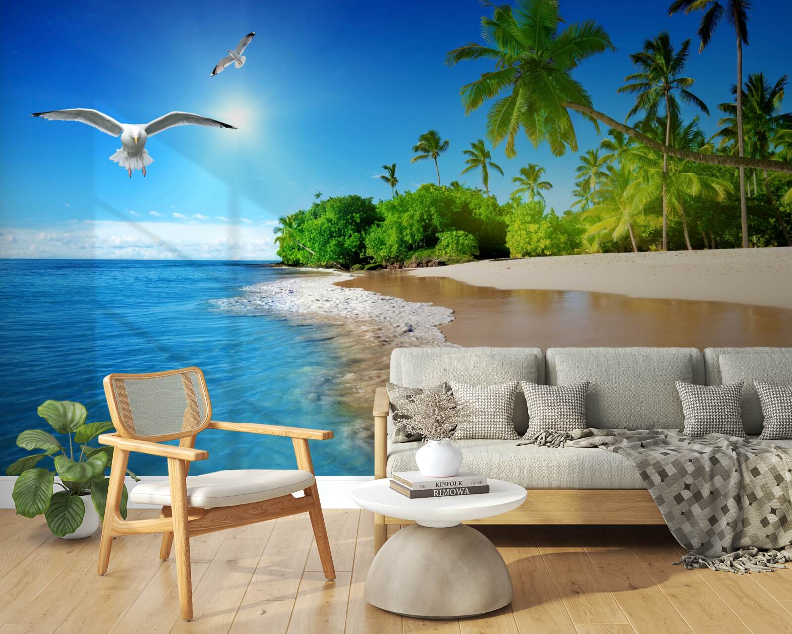 Fototapeta idylliczne położenie nad oceanem