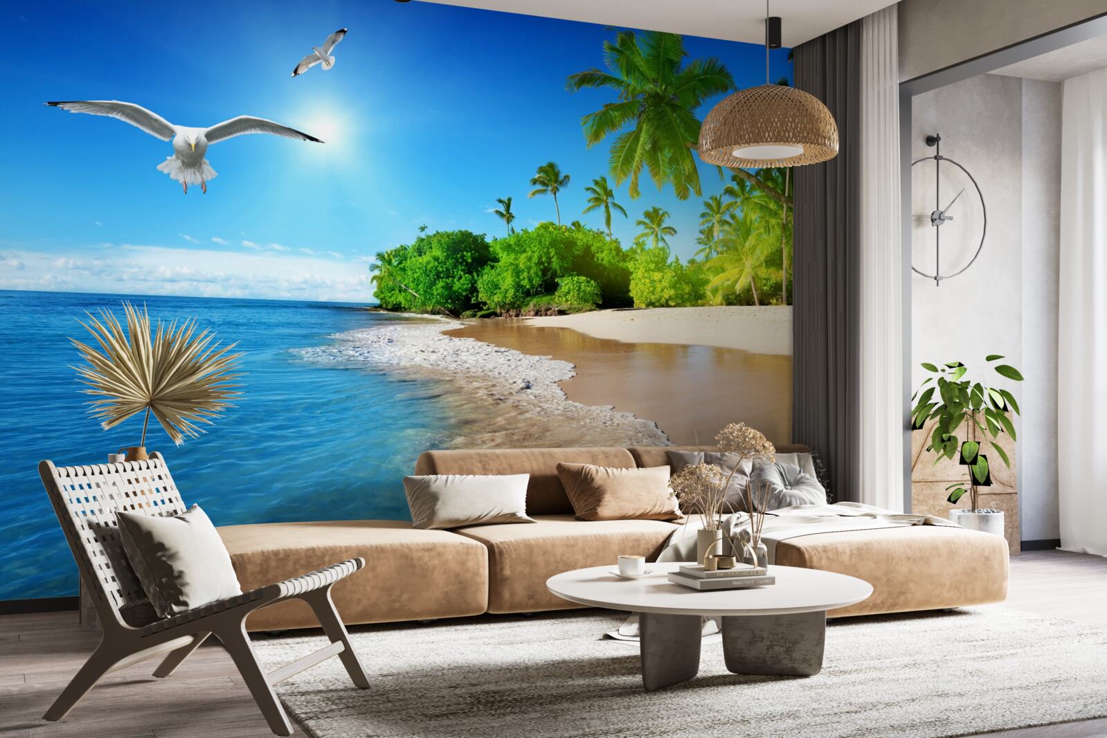 Fototapeta idylliczne położenie nad oceanem