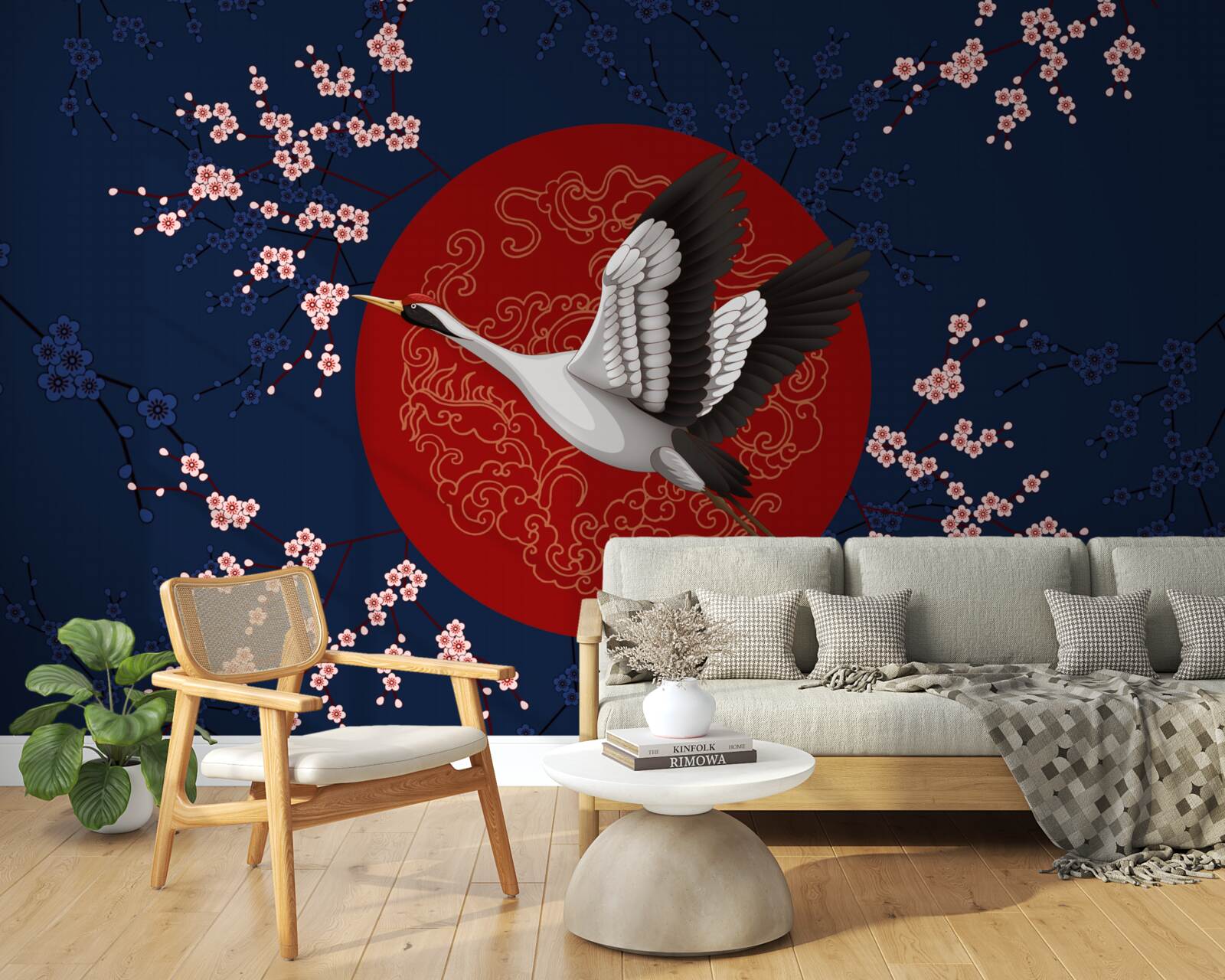 Fototapeta japońskie ciasto z motywem nieba