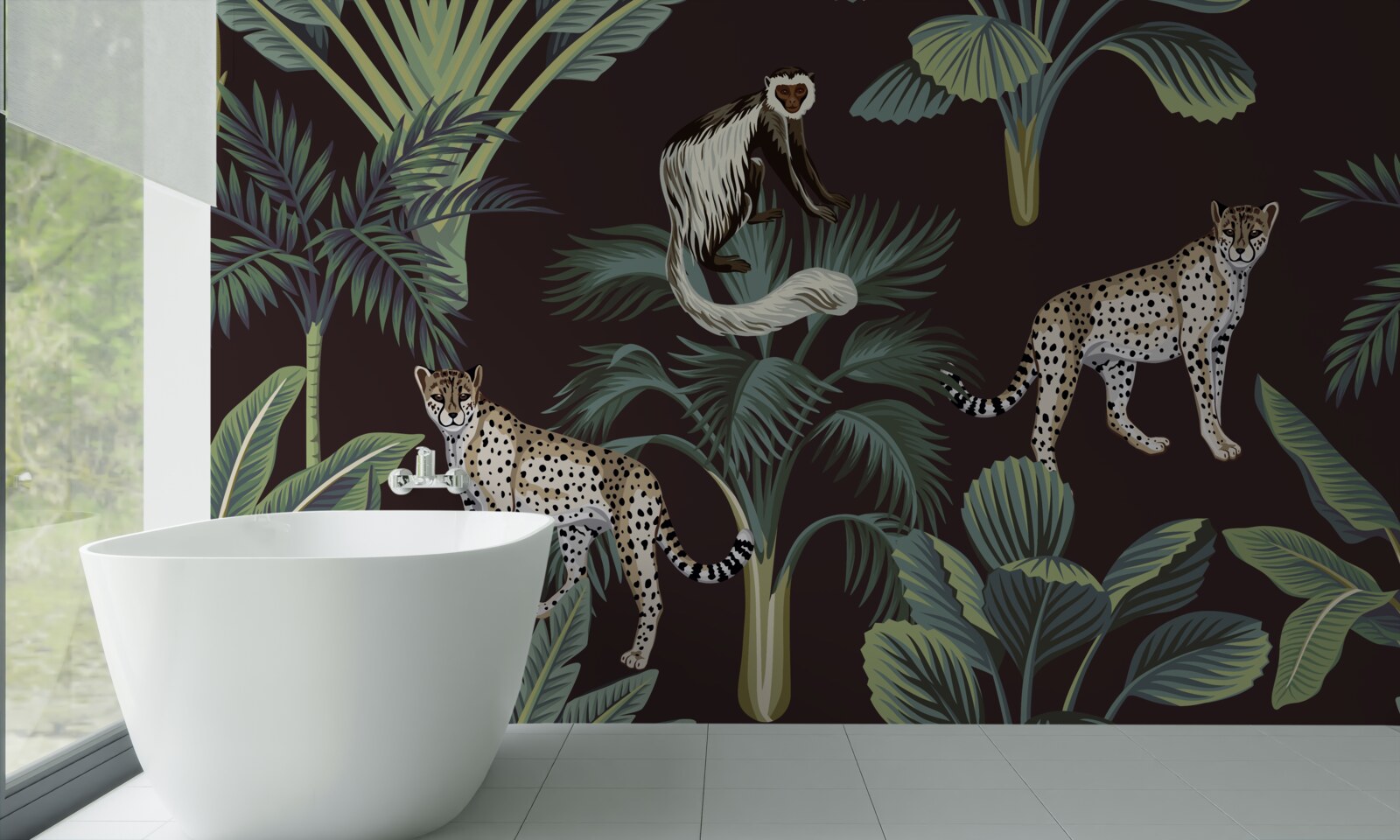 Fototapeta stali mieszkańcy lasów tropikalnych