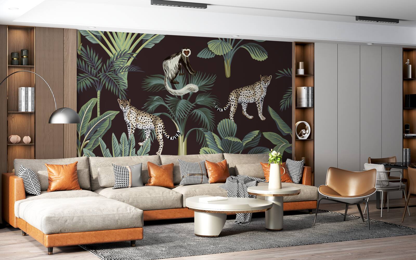 Fototapeta stali mieszkańcy lasów tropikalnych