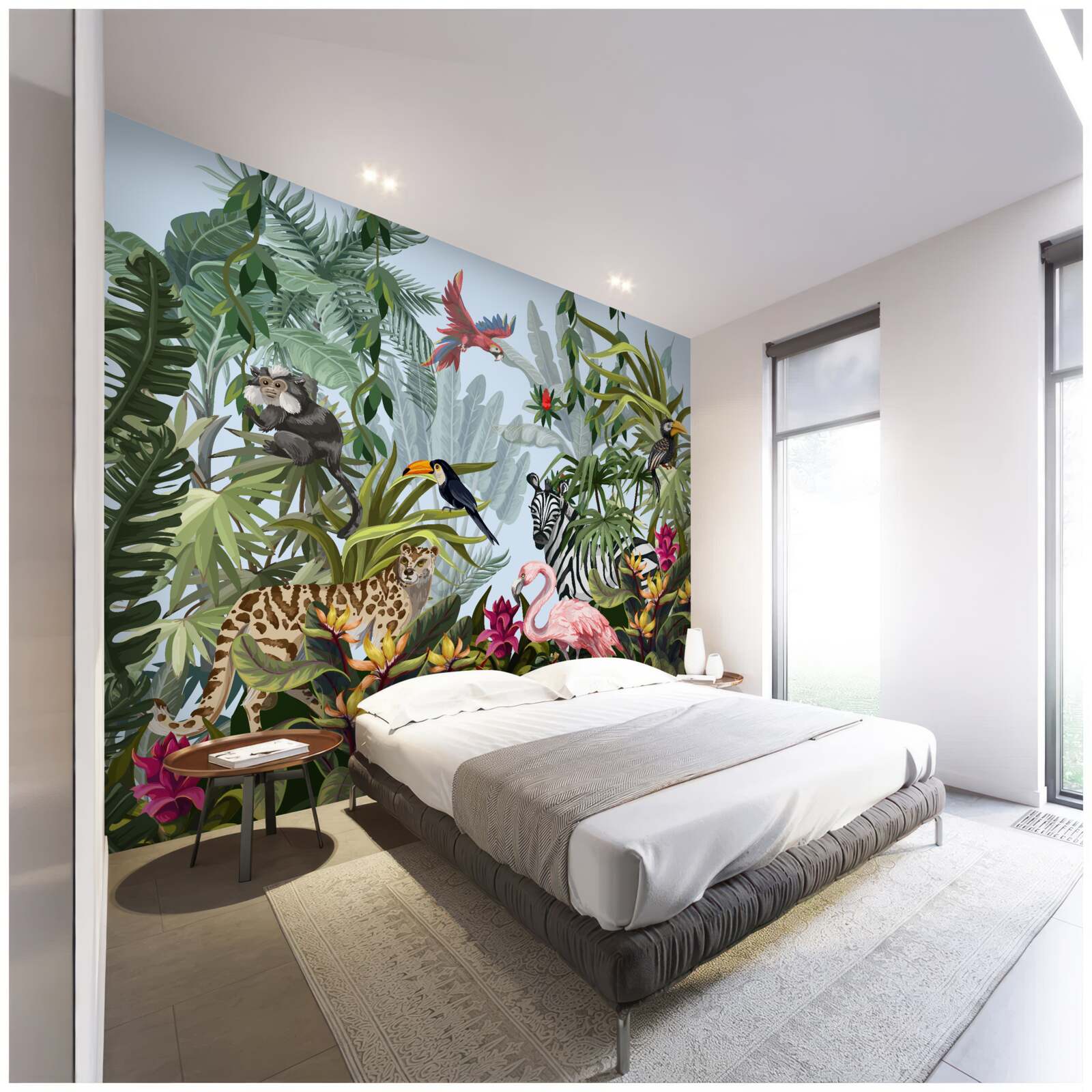 Fototapeta dzienna roślinność i dzika przyroda dżungli