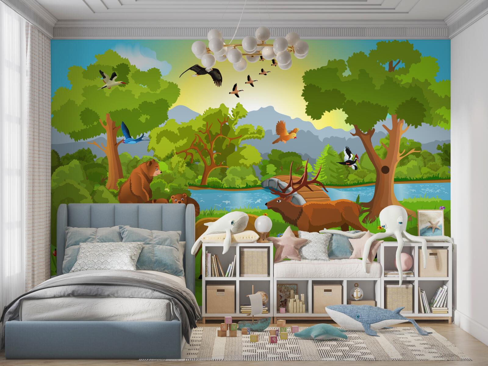 Fototapeta stworzenia na łące