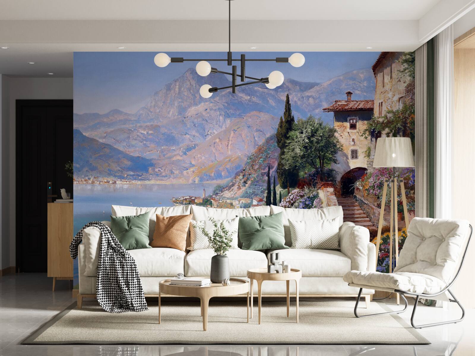 Fototapeta Śródziemnomorski krajobraz w kolorach