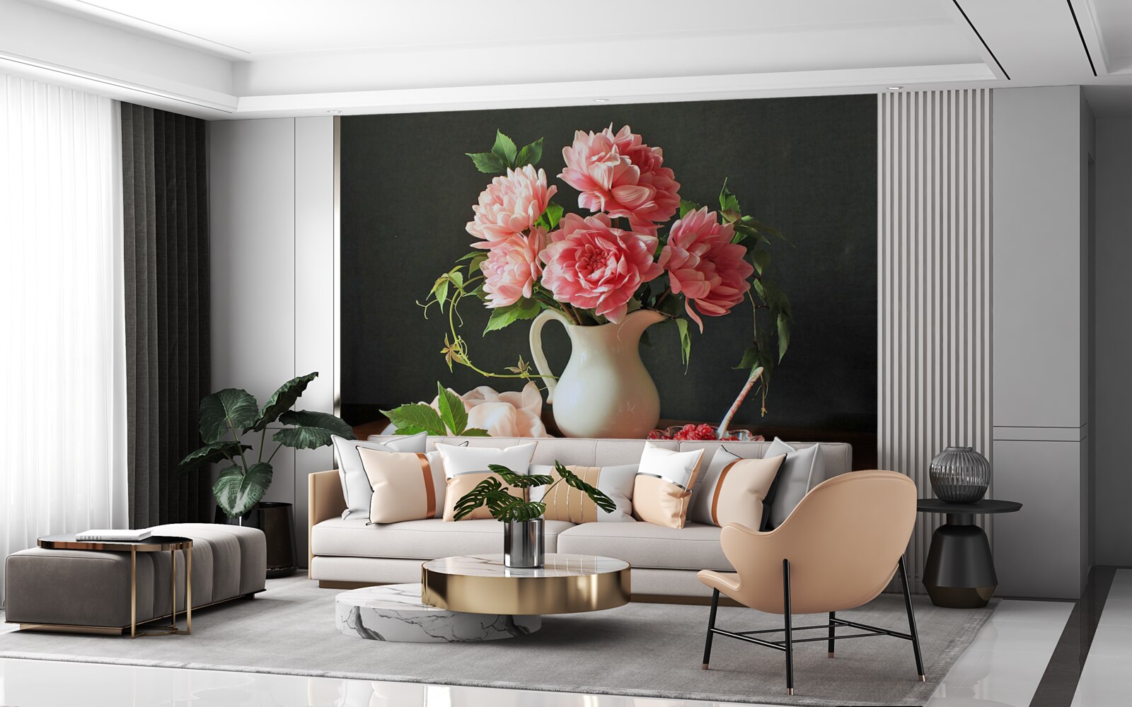 Fototapeta Żywy bukiet w martwej naturze