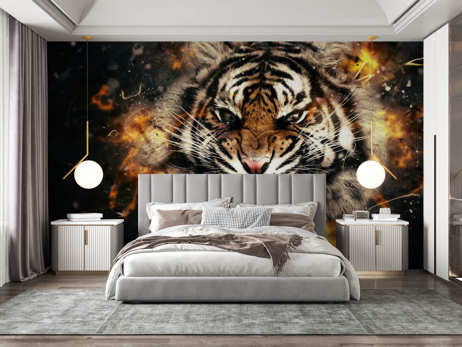 Fototapeta głośny ryk tygrysa