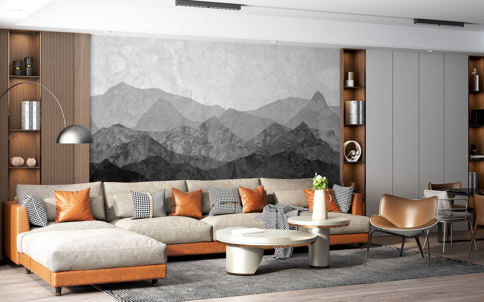 Fototapeta majestatyczne pasma górskie