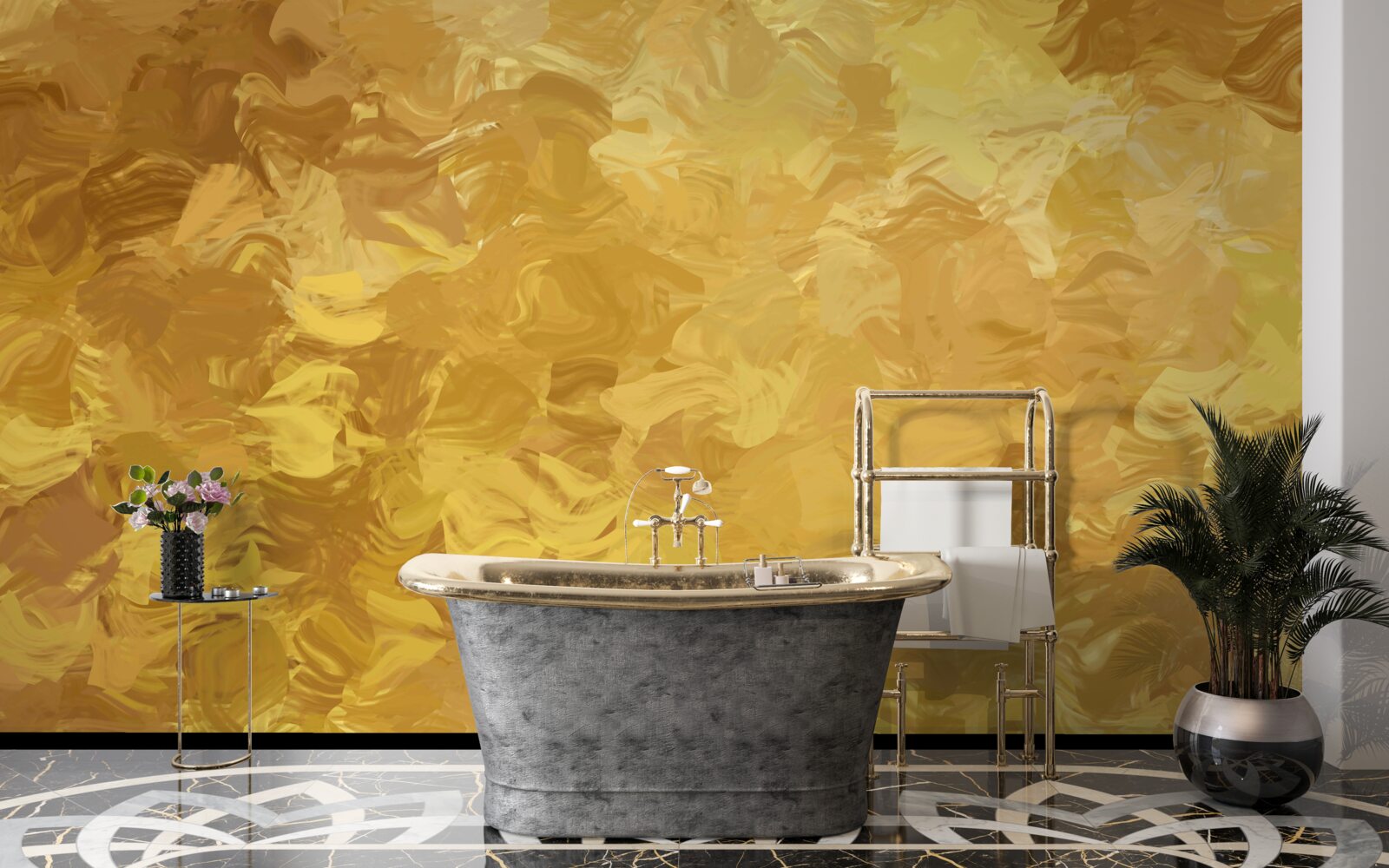 Fototapeta tło ze złotą teksturą