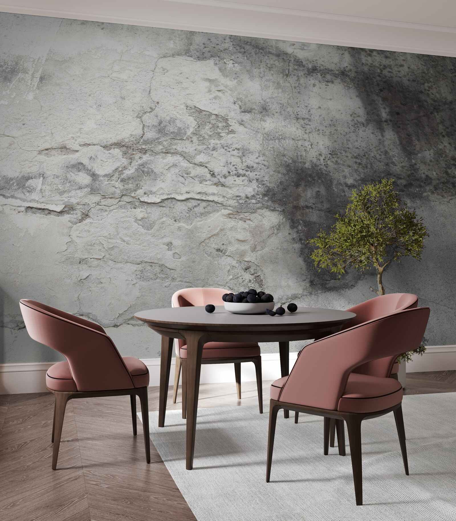 Fototapeta szara tekstura śmieci