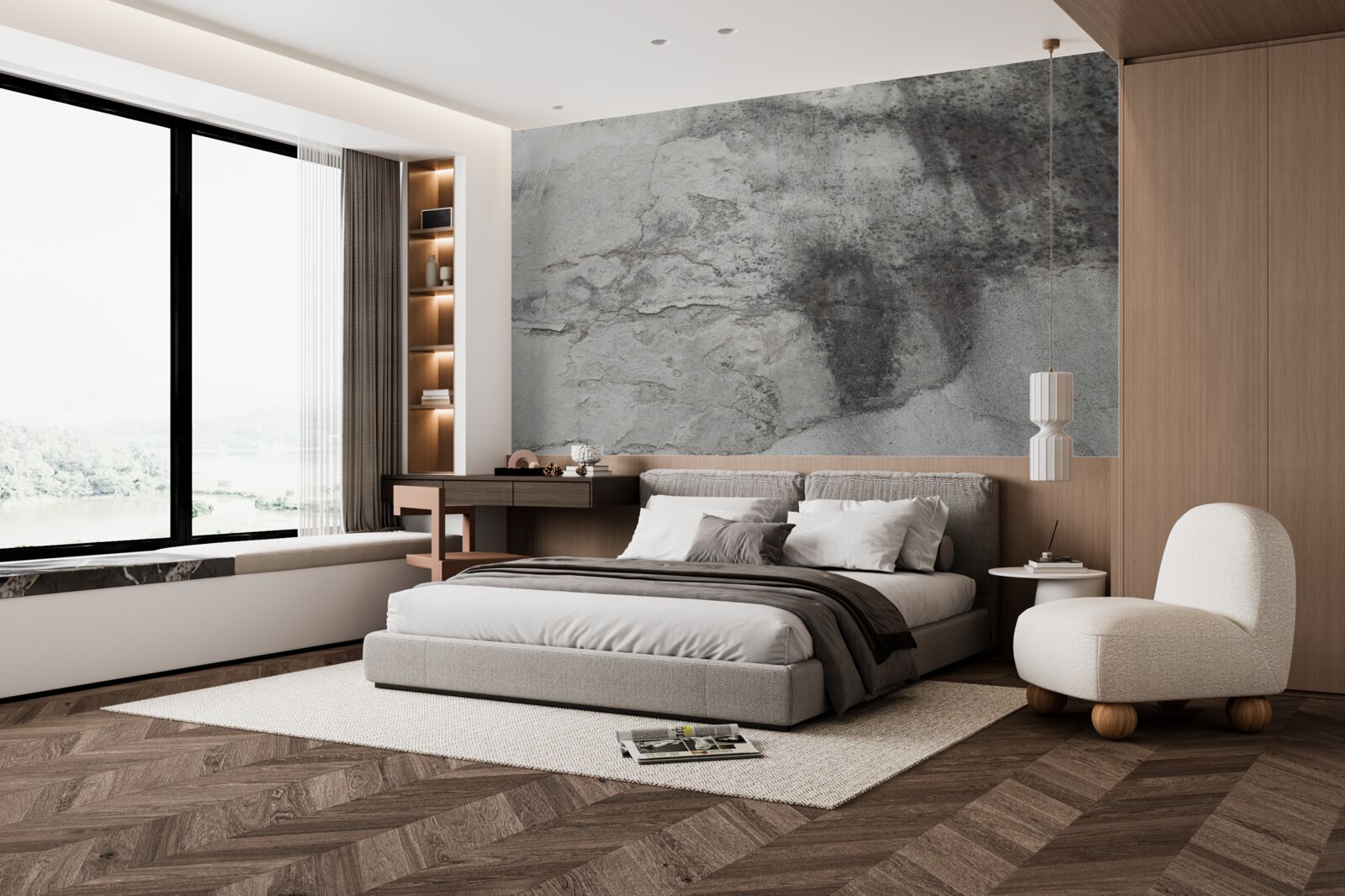 Fototapeta szara tekstura śmieci