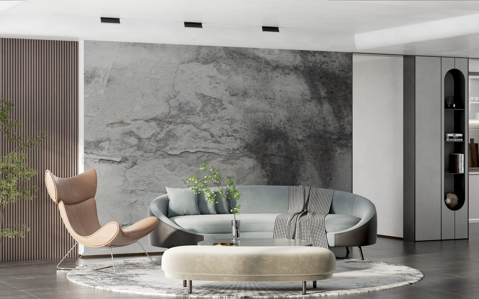 Fototapeta szara tekstura śmieci