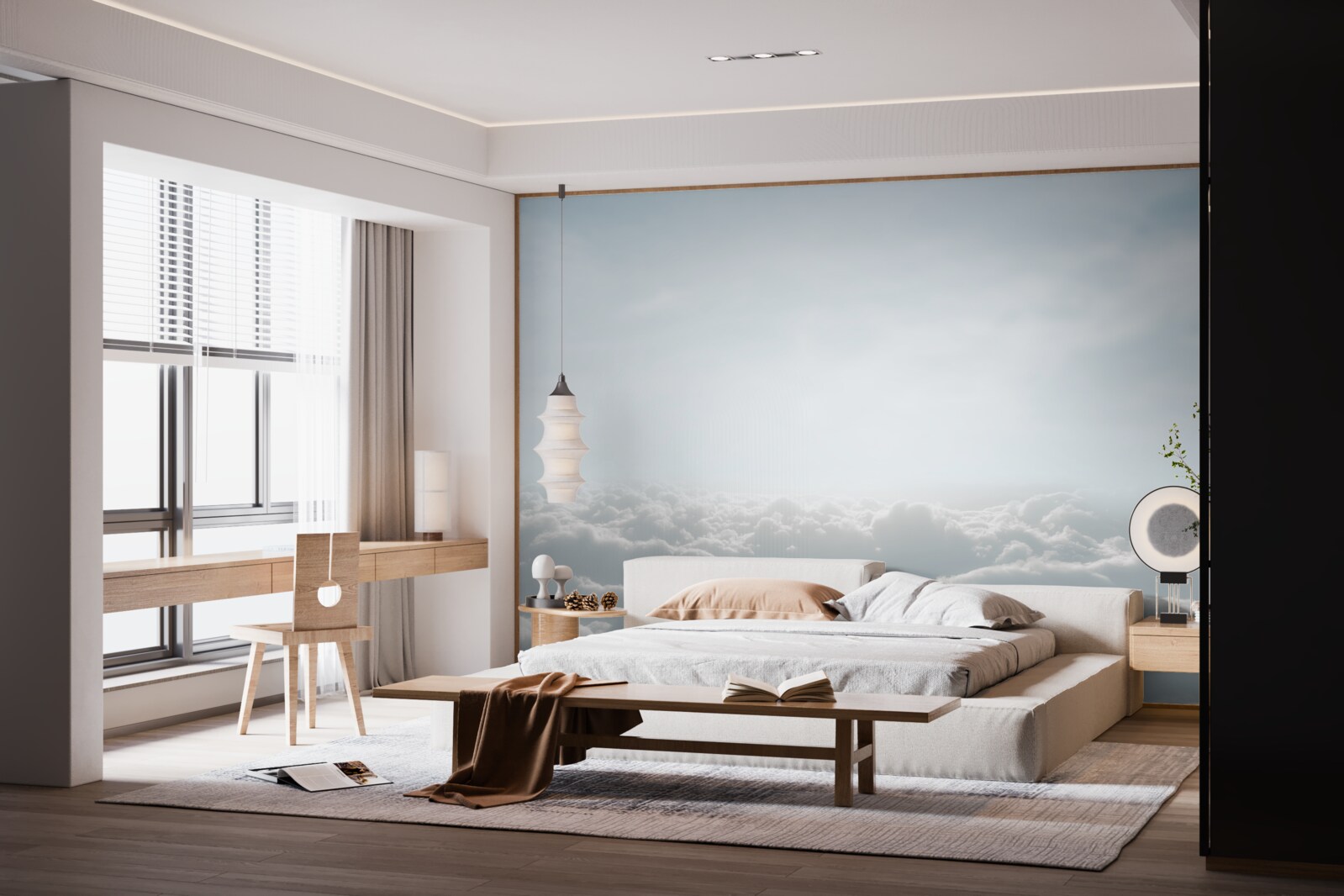 Fototapeta niebiańskie wysokości}}