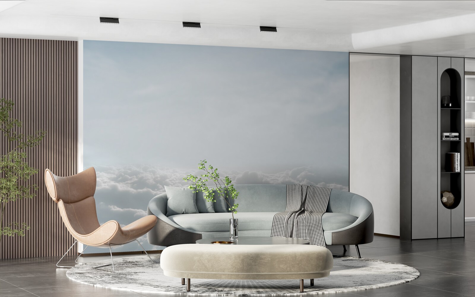 Fototapeta niebiańskie wysokości}}