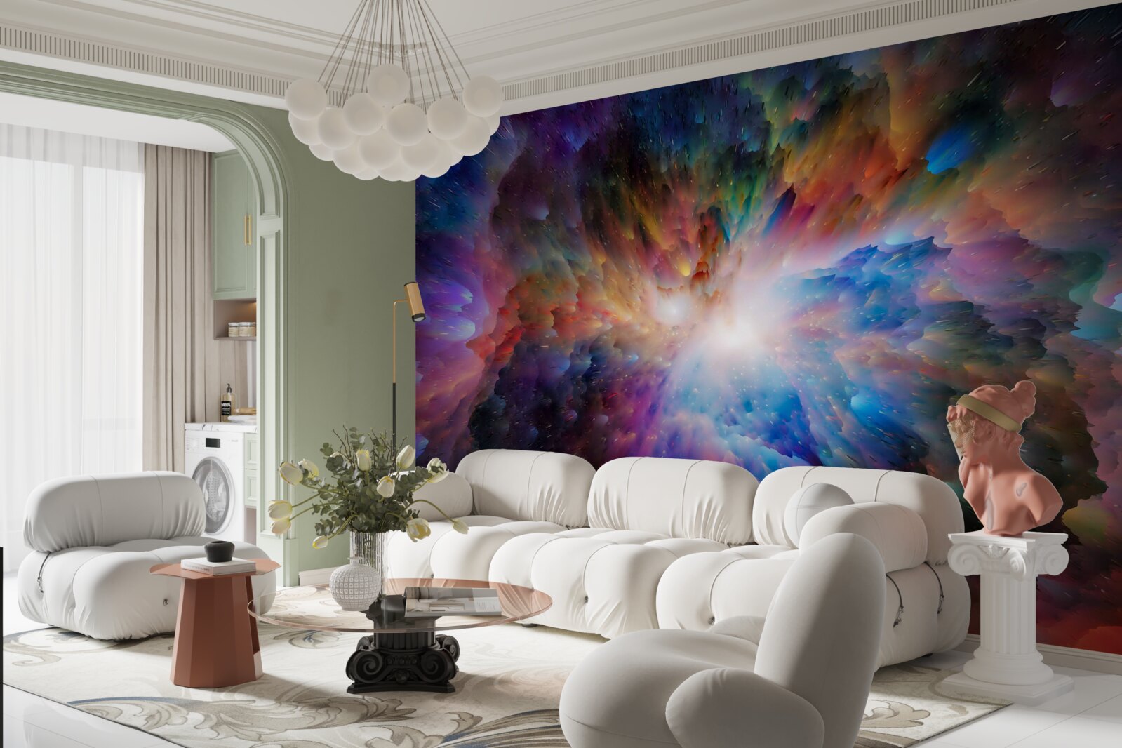 Fototapeta galaktyczne zachmurzenie