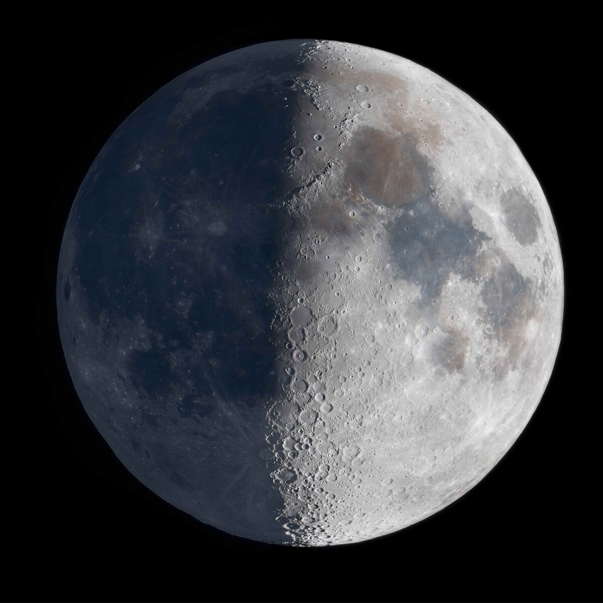 Fototapeta dni i noce na księżycu