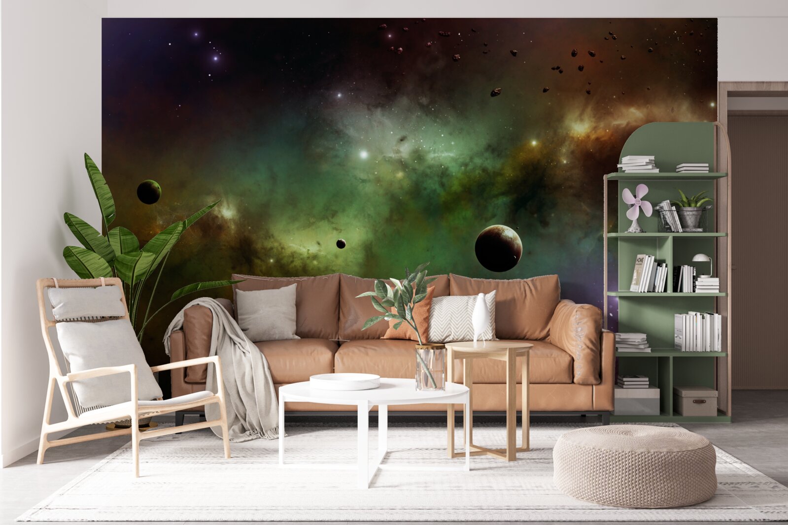 Fototapeta wyjątkowy wielokolorowy wszechświat