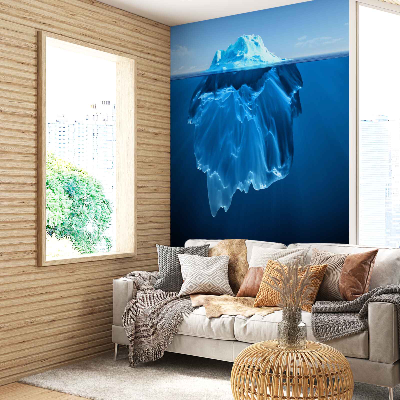 Fototapeta ogromna bryła lodu