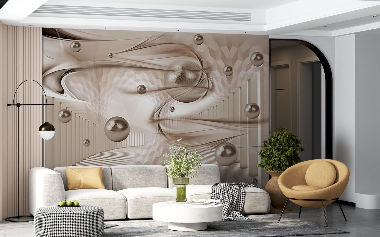 Fototapeta streszczenie różowy jedwab z perłami