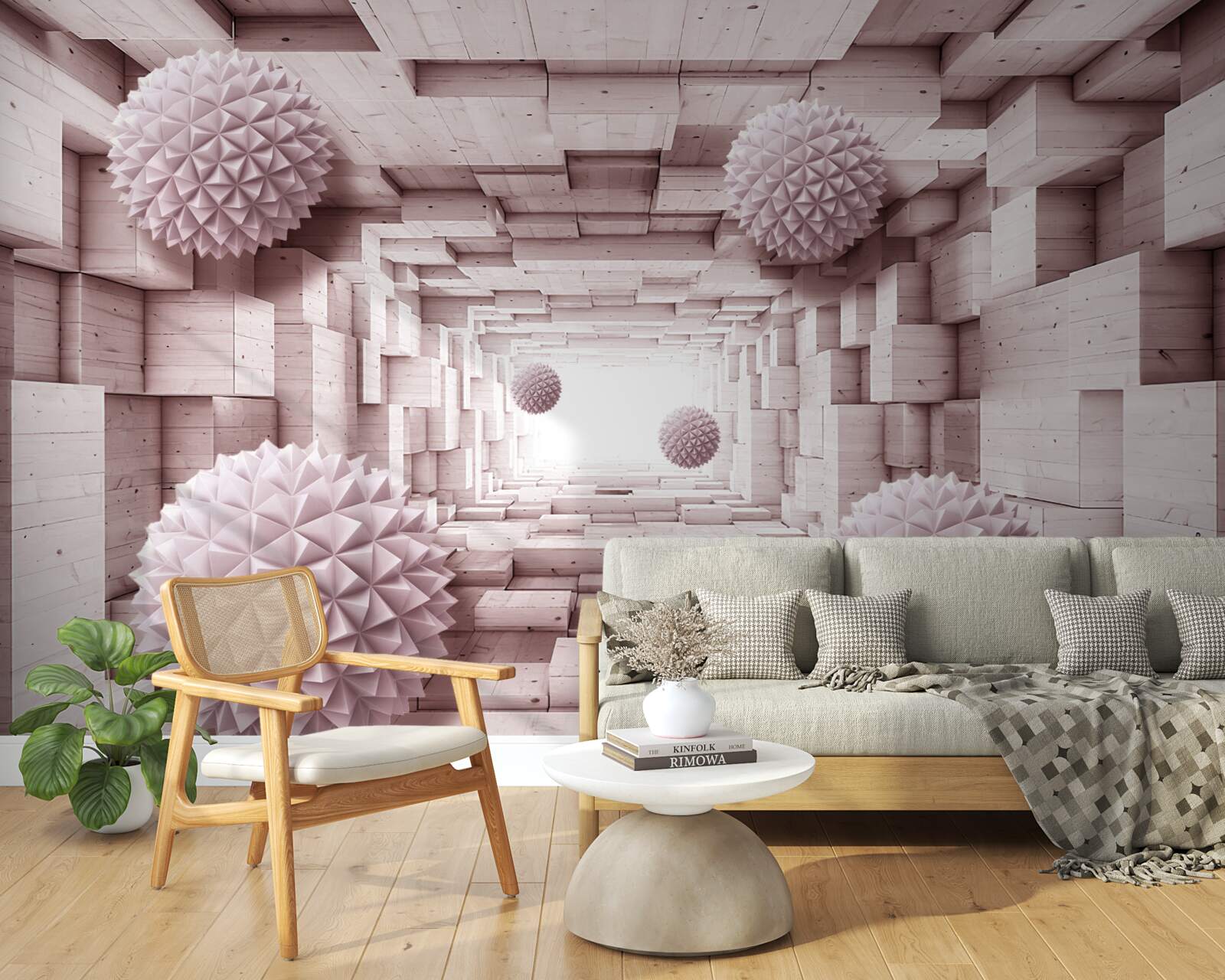 Fototapeta kulki geometryczne zmierzające do nieskończoności