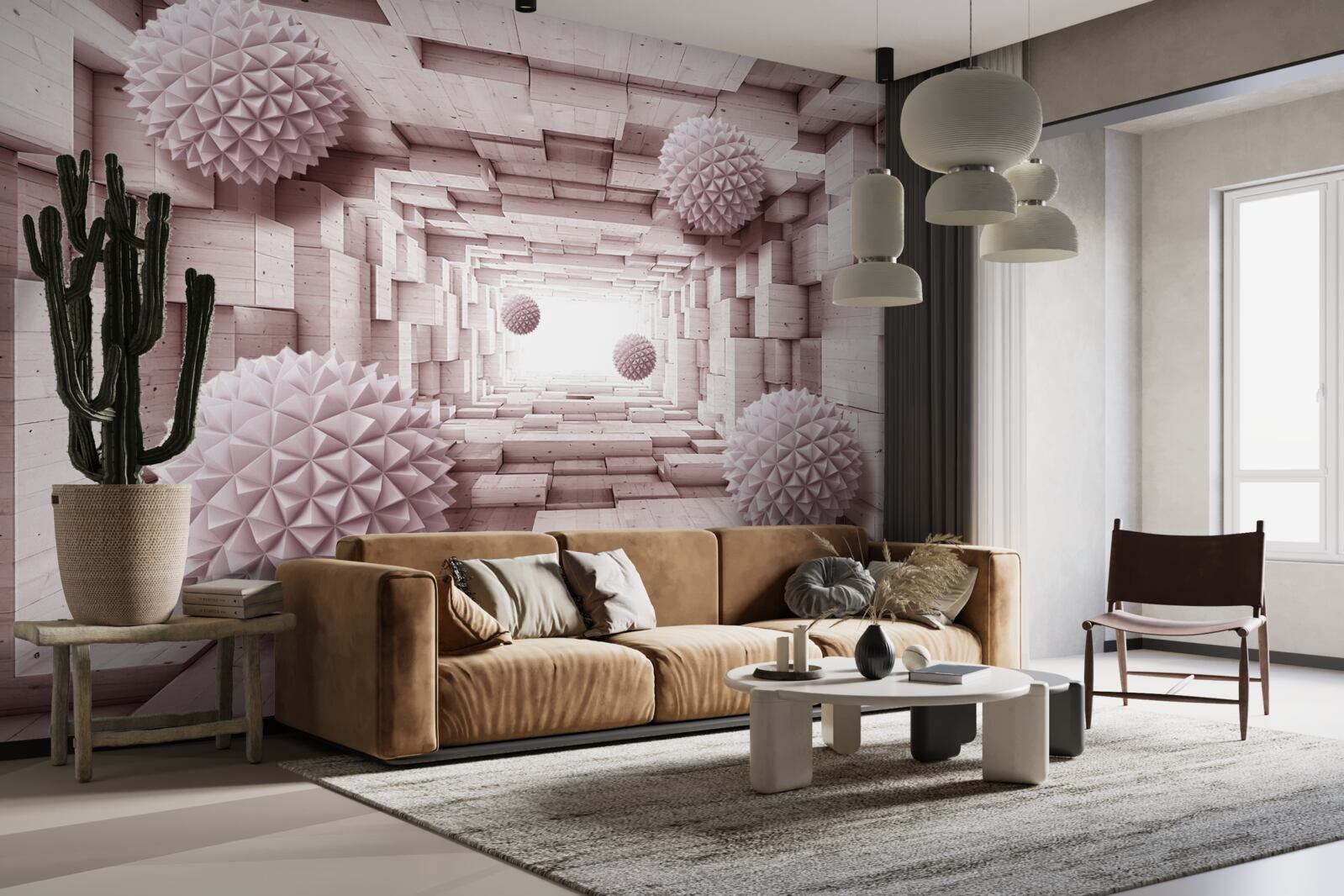 Fototapeta kulki geometryczne zmierzające do nieskończoności