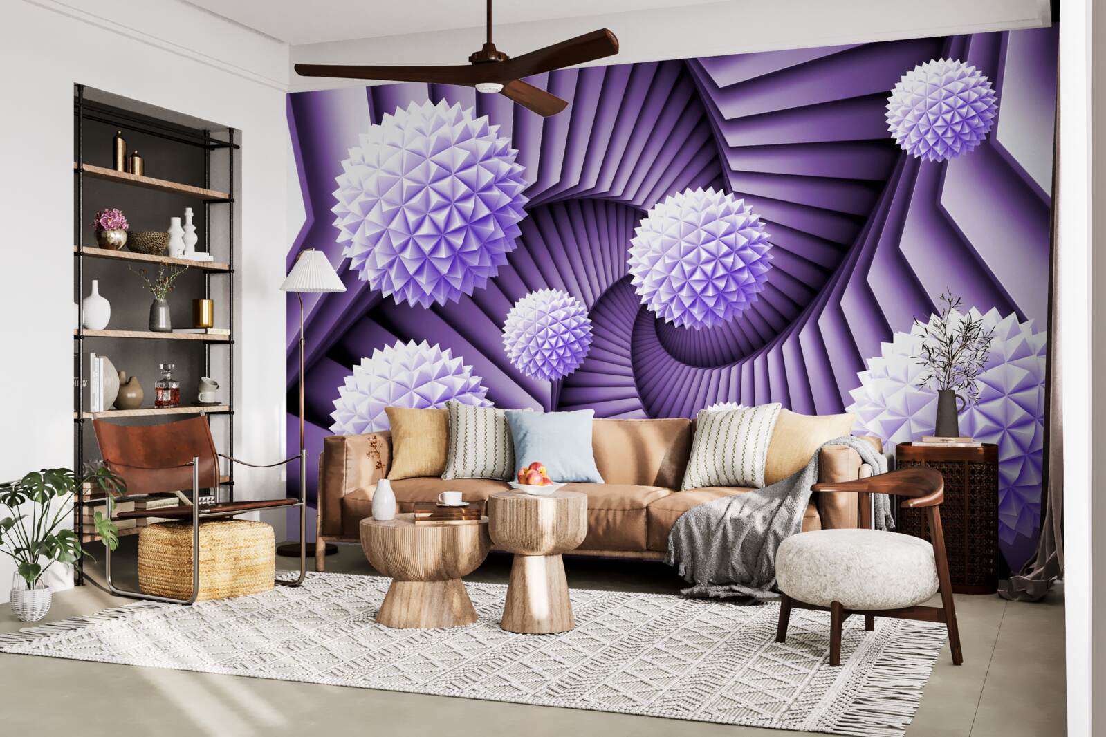 Fototapeta drabina i kula w abstrakcji