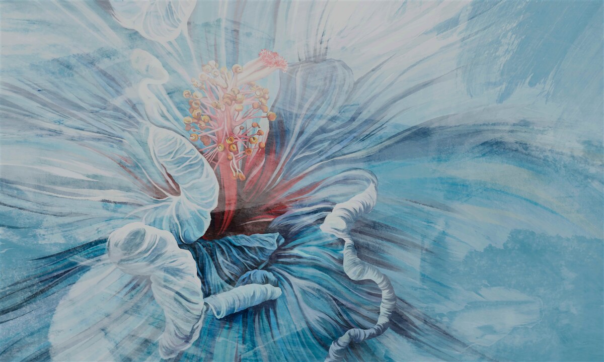 Fototapeta kwiat, który kwitnie