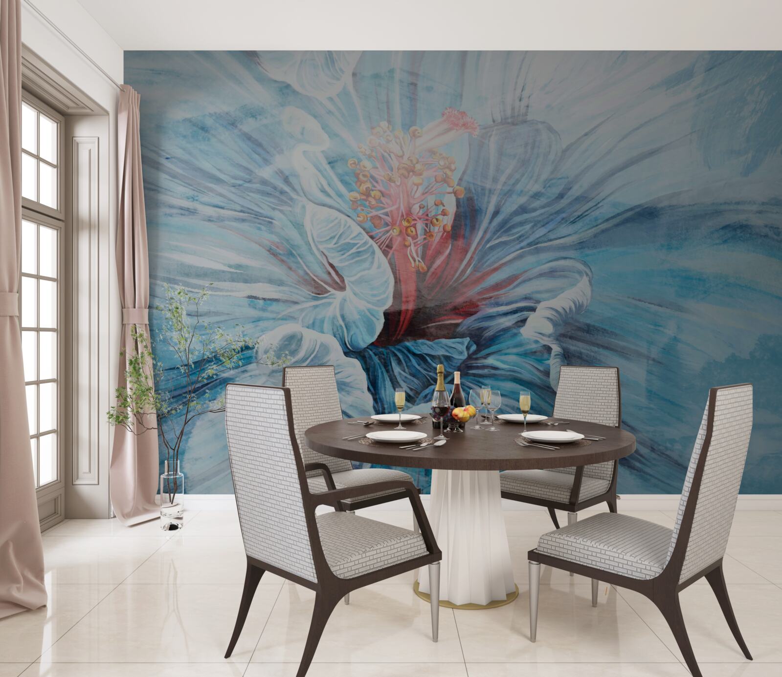 Fototapeta kwiat, który kwitnie