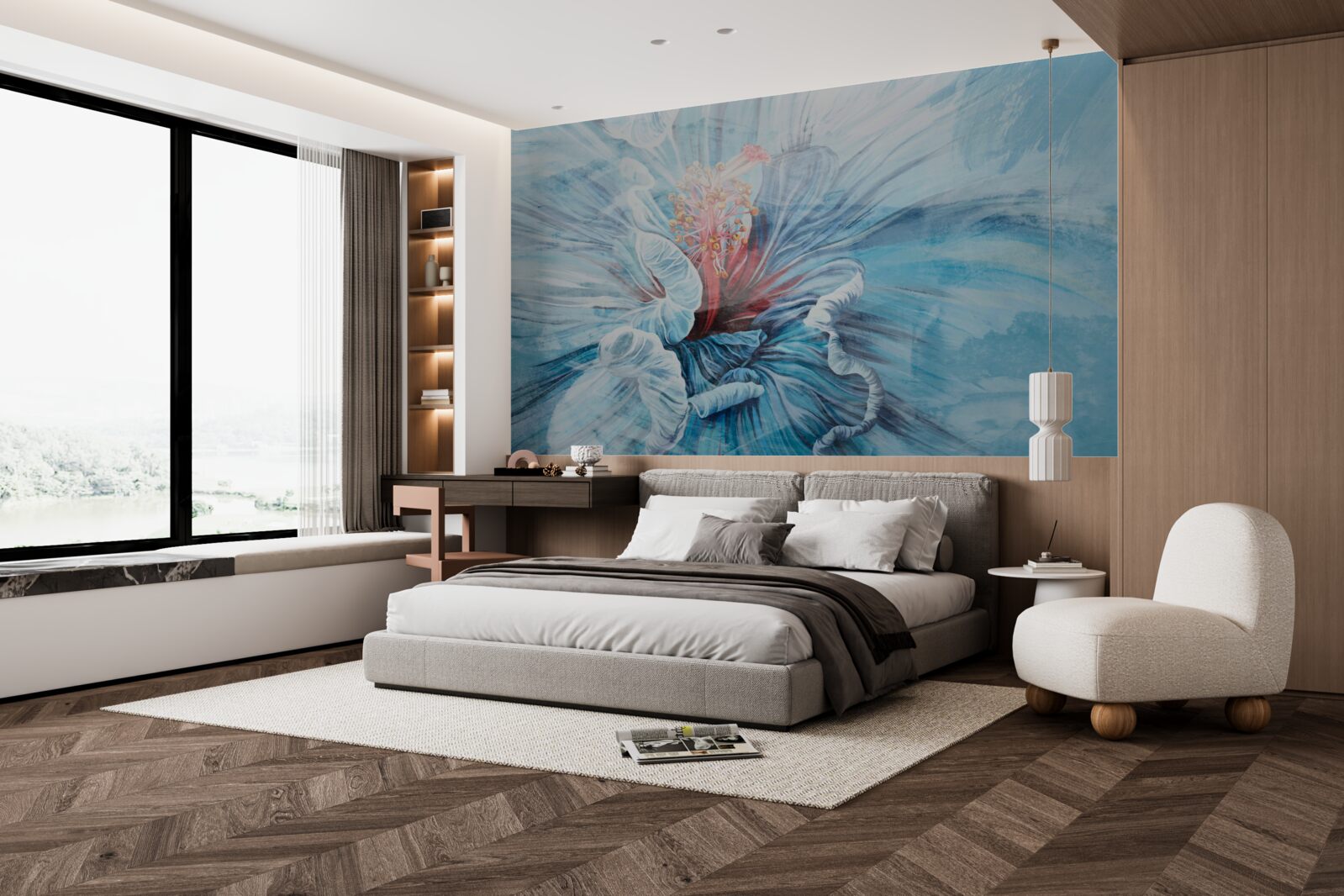 Fototapeta kwiat, który kwitnie