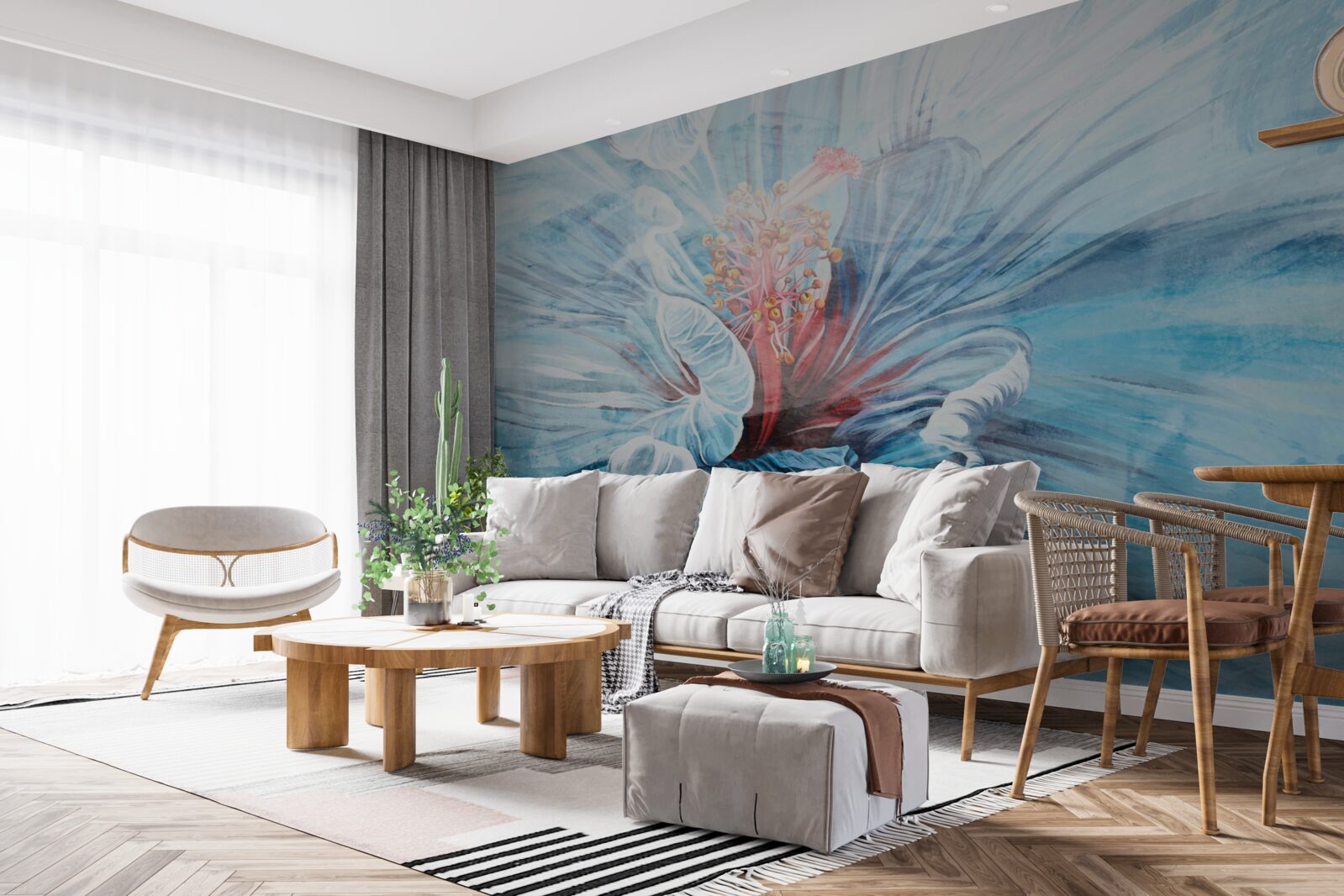 Fototapeta kwiat, który kwitnie