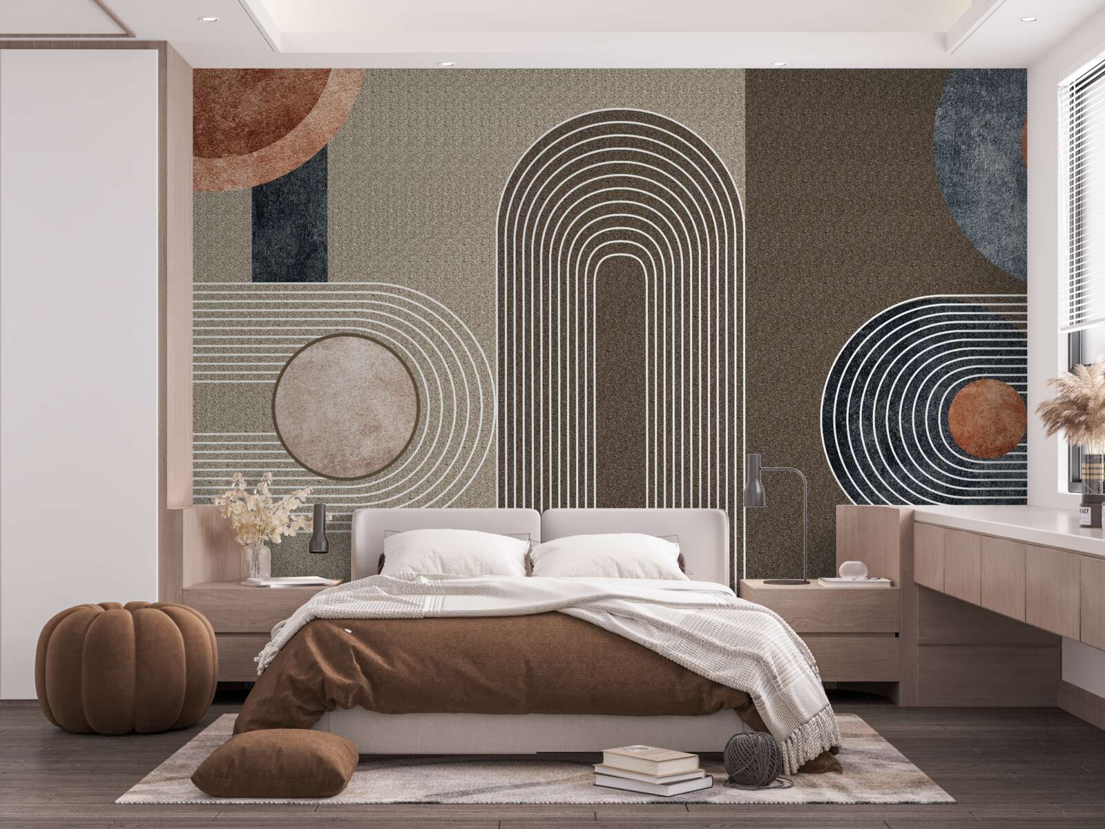 Fototapeta linie płynnie przechodzą jedna w drugą