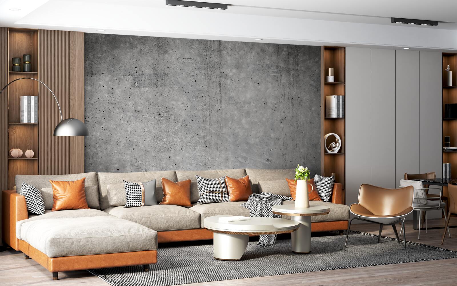 Fototapeta niewyraźne szare tło