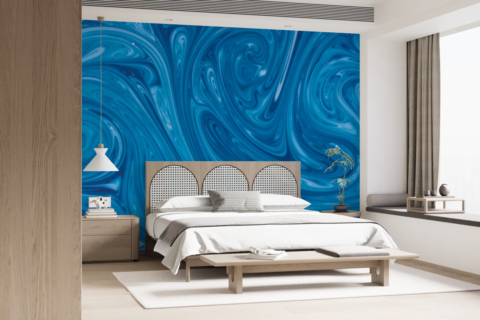 Fototapeta wahania błękitnego morza