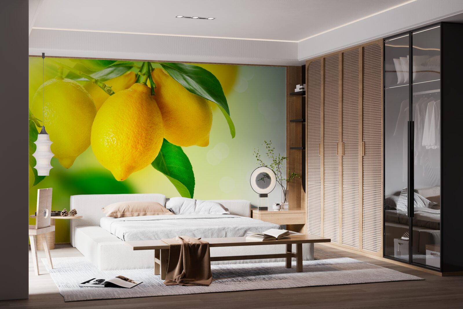 Fototapeta cytryny mają bogaty żółty kolor